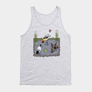 Birds - Crowncrane - Goose - Ibis - Africa Tank Top